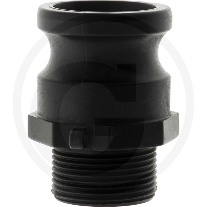 Camlock V-Teil Typ F 1 1/2 x 1 1/4" (mit Außengwinde)