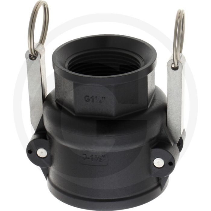 Camlock M-Teil Typ D 1 1/2 x IG 1 1/4" (mit Innengewinde)