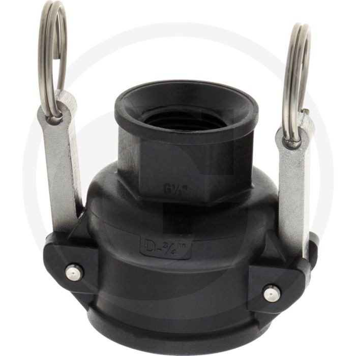 Camlock M-Teil Typ D 3/4 x IG 1/2" (mit Innengewinde)