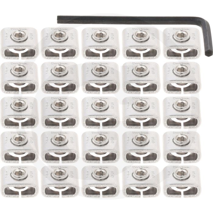 Bandimex Schroeflus S724, roestvrij staal, VPE25 (S 724)