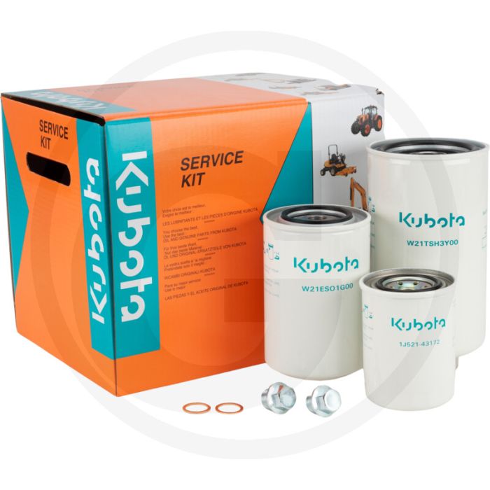 Kubota Service-Kit (M115/M125 GX 3+4 / M128 GX 2 / M135 GX 1-4 500h)