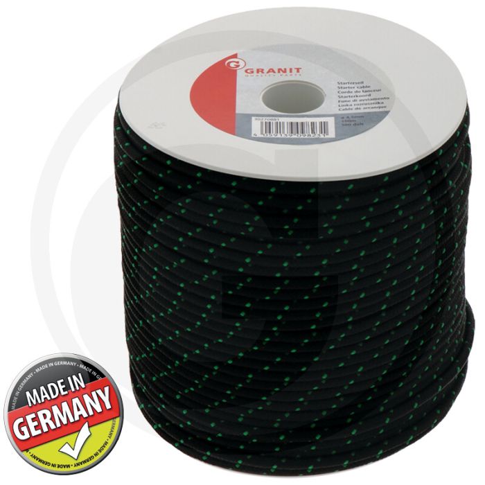 Starterkoord 4,5mm x 100m Groen • Benzinebestendig • Langlevig