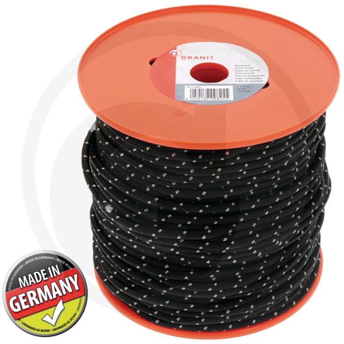 Starterkoord 5,5mm x 100m Grijs Benzinebestendig
