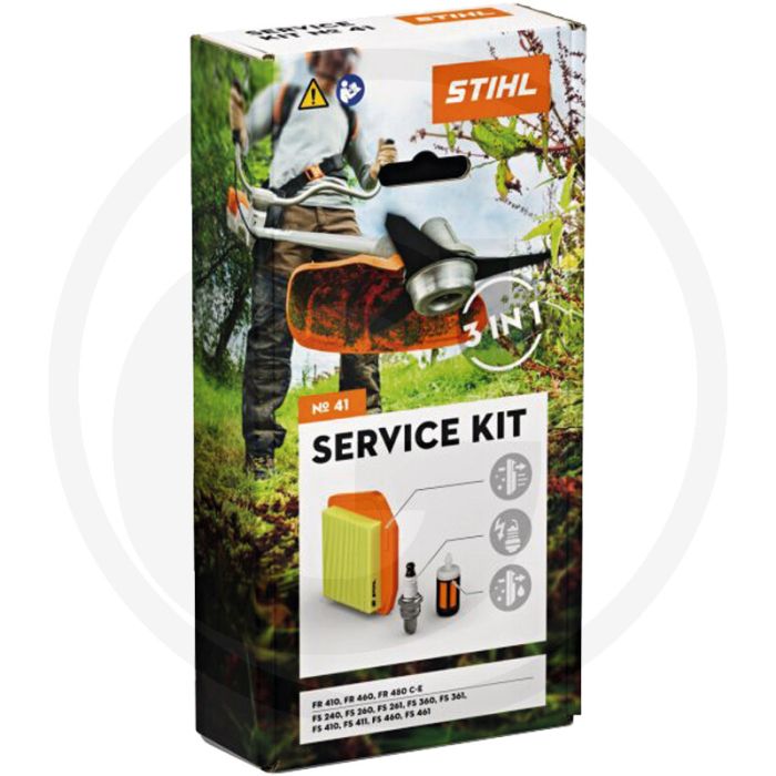 Stihl Servicekit 46 met Luftfilter, Zündkerze, Kraftstofffilter - HS 45 (mit STIHL 2-MIX-Motor)