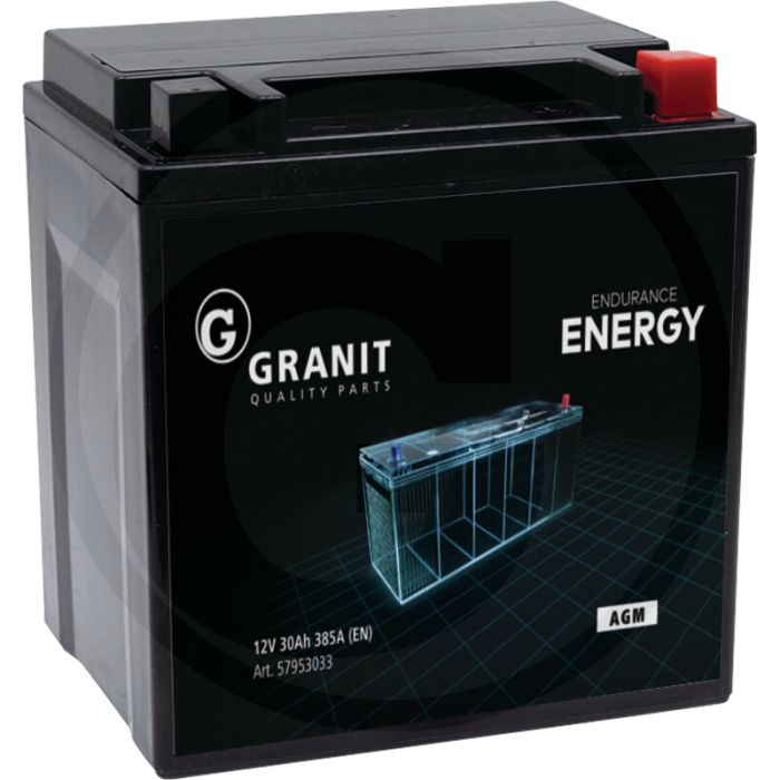 ENDURANCE ENERGY Accu 30V / 12Ah AGM 165x125x175mm Gesloten en onderhoudsvrij