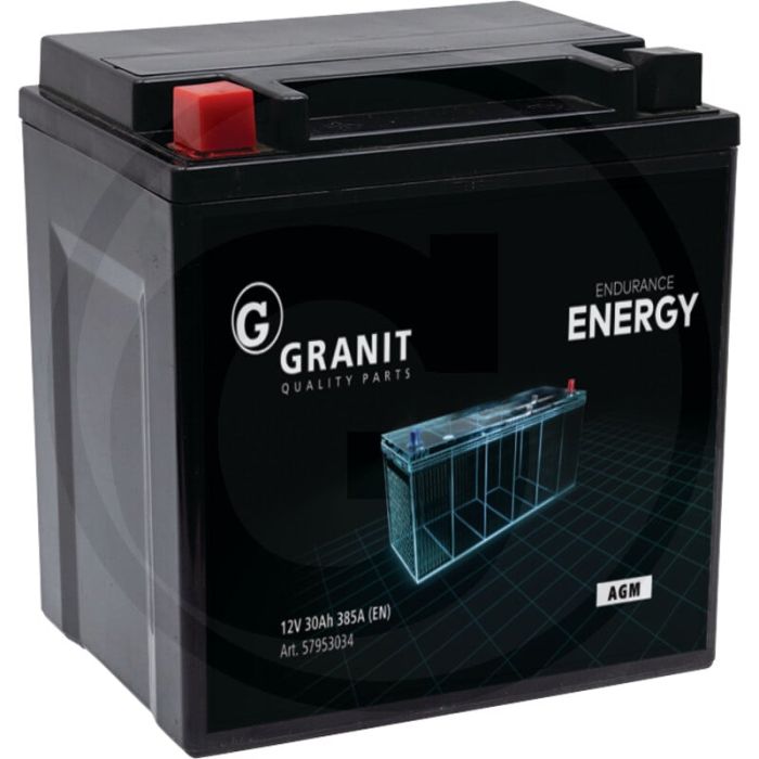 ENDURANCE ENERGY Accu 12V / 30Ah - Gesloten en onderhoudsvrij