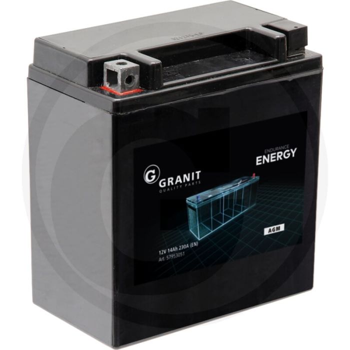 ENDURANCE ENERGY Accu 14V/12Ah AGM 150x89x166 mm Gesloten en onderhoudsvrij