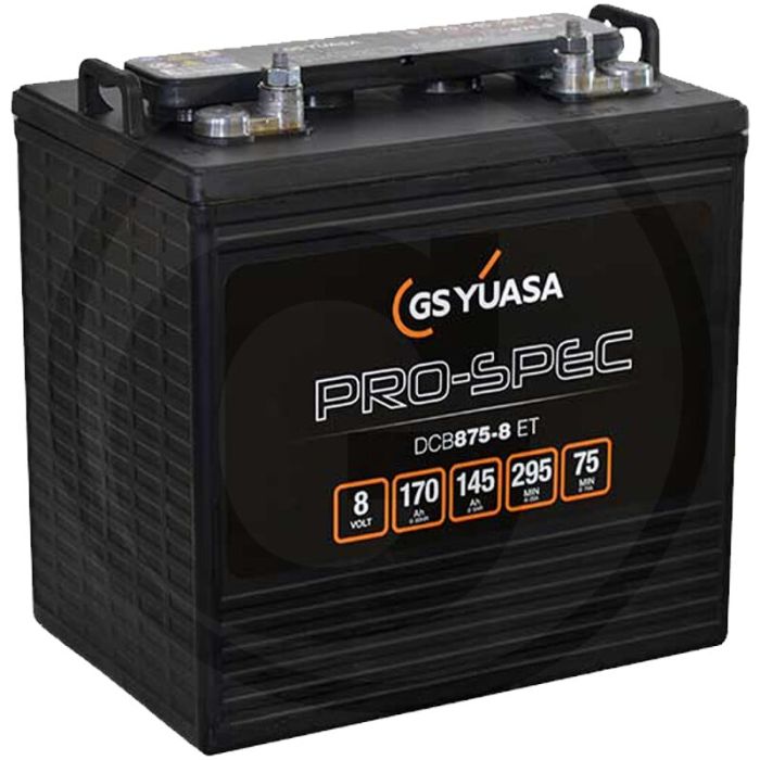 Yuasa Accu 8V / 170Ah | Cyclisch gebruik | Golfkarren, hefplatforms, caravans