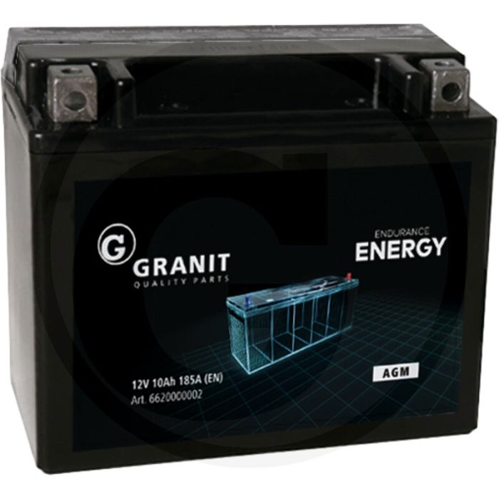 Accu 12V / 10Ah - Koudstart 185 EN