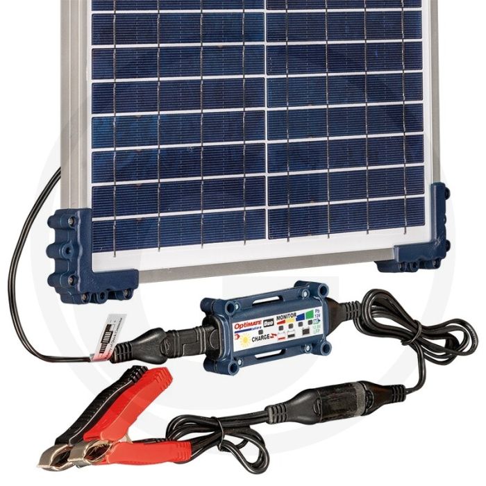 OptiMate Solar 20W, 3-5A, 363x454x26mm, 12V.