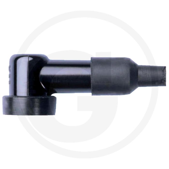 NGK Bougiedop (90° gehoekt,  5 kOhm weerstand,  voor bougiekabel 5 mm)
