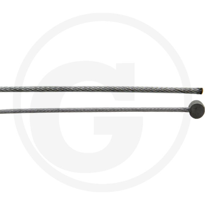 Kabel 2500mm Lengte 1,6mm Ø - 6 x 4mm Nippel
