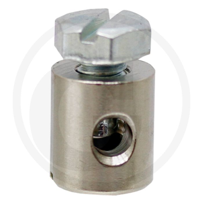Schroefnippel 8mm Schacht-Ø, 9mm Lengte - 20 stuks