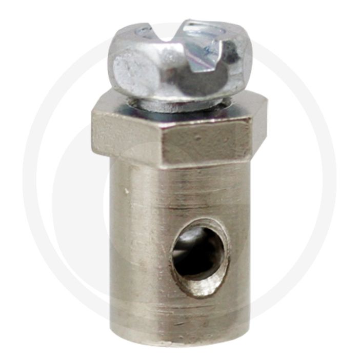 Schroefnippel 6mm Ø, 10,2mm L, 7mm sleutel - 20 stuks