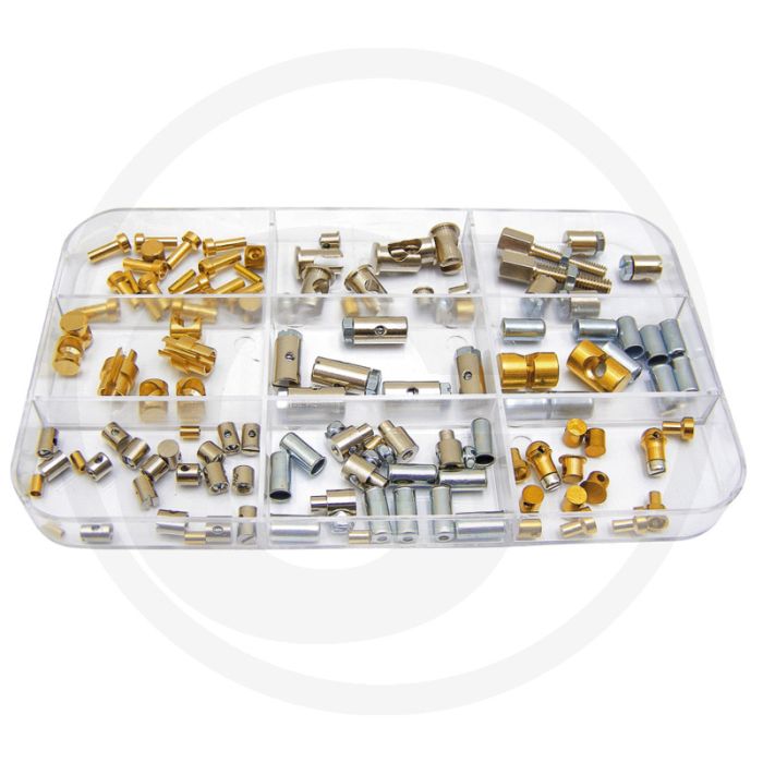 Schroefnippel assortiment 122-delig.