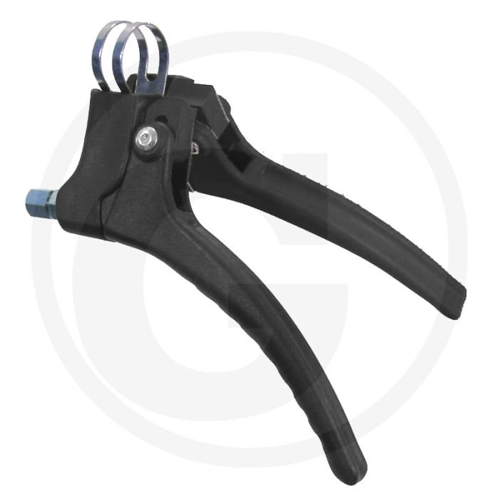 Dubbele hendel LAD, Ø 2,0 mm, 25 mm slag, zwart