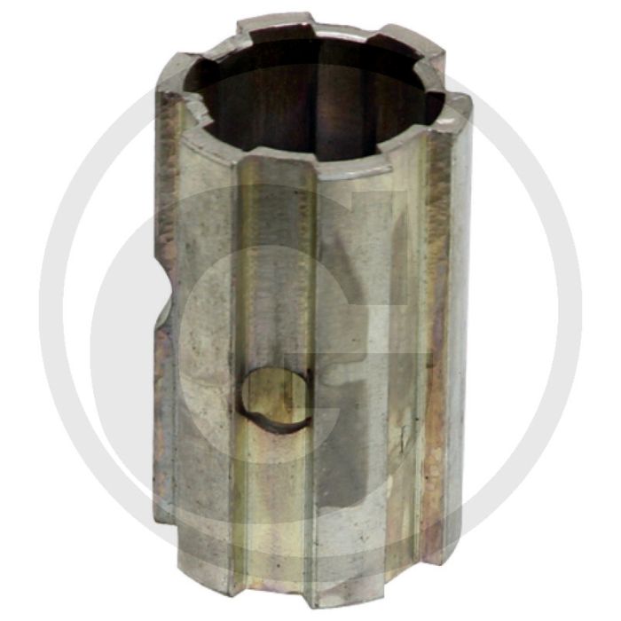 Verloopbus 1 3/8" 6 spline - 1 1/8" 6 spline, Lengte 57mm