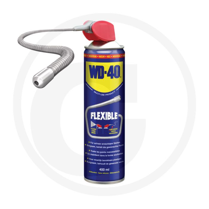 WD 40 Flexibele WD-40® 400 ml spuitbus met flexibele spuitbuis WD 40 Flexibele WD-40® 400 ml spuitbus met flexibele spuitbuis