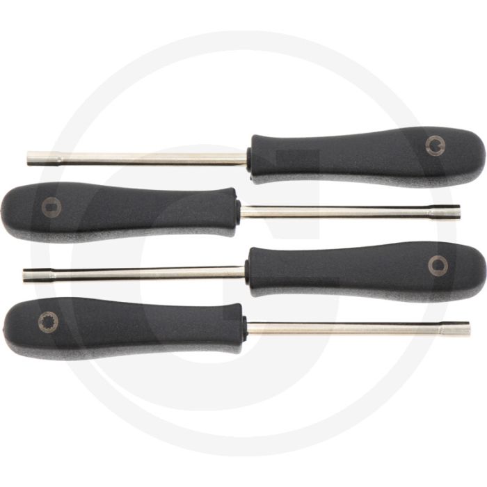 Carburateur schroevendraaierset (4-delig)