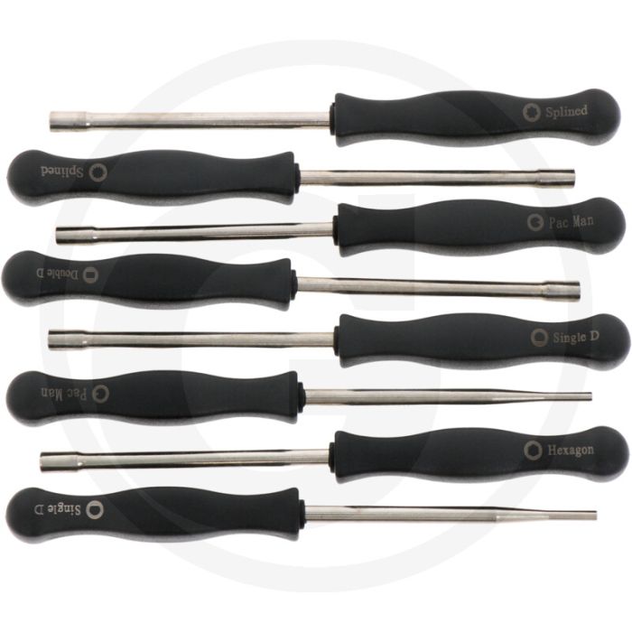 Carburateur schroevendraaierset (8-delig)