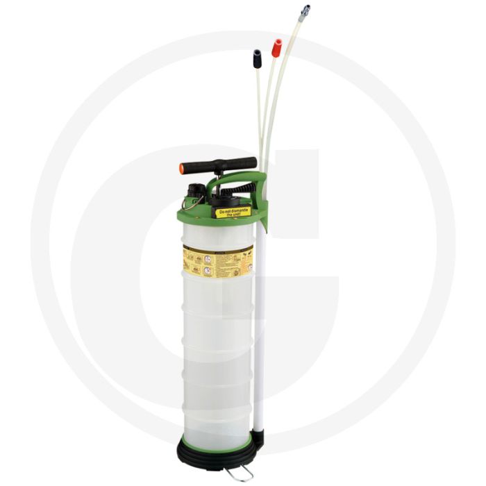 OILBOX Handpomp 6L tank, 3 sondes, draagbaar OILBOX Handpomp 6L tank, 3 sondes, draagbaar