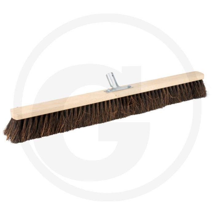 Werkplaatsbezem Arenga 800mm Natuur Metalen steelhouder Werkplaatsbezem Arenga 800mm Natuur Metalen steelhouder