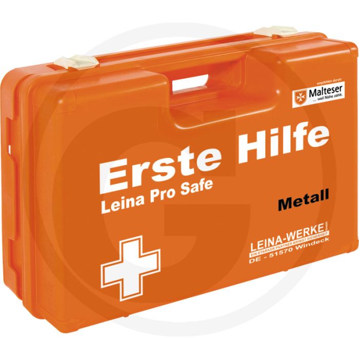 Leina Werke EHBO koffer Pro Safe 310x130x210mm, ABS-kunststof, DIN 13157, metaal Leina Werke EHBO koffer Pro Safe 310x130x210mm, ABS-kunststof, DIN 13157, metaal