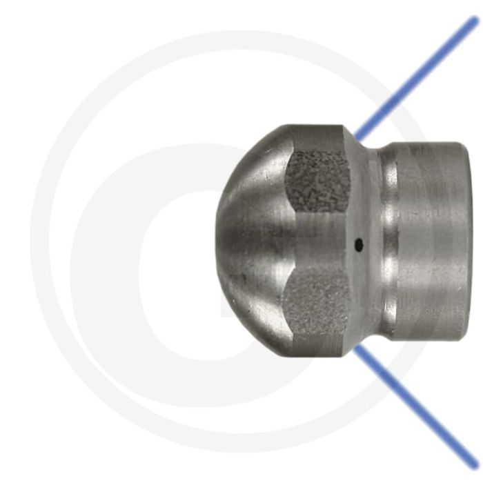 Rioolreinigingsspuitdop - 3 boringen, 1/8" draad, Ø15mm, 055 mondstuk