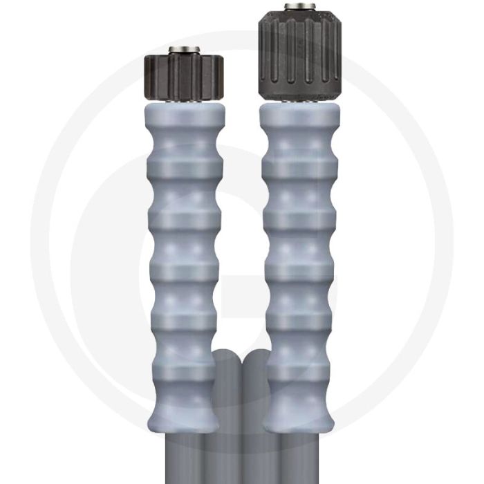 Hogedrukslang 25m DN8 400 bar 150°C - Met knikbescherming Hogedrukslang 25m DN8 400 bar 150°C - Met knikbescherming