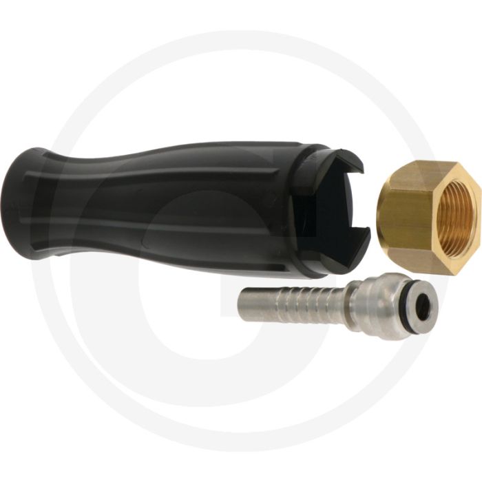 Perspilaar-K M22-10 zwart, Staal, gegalvaniseerd.