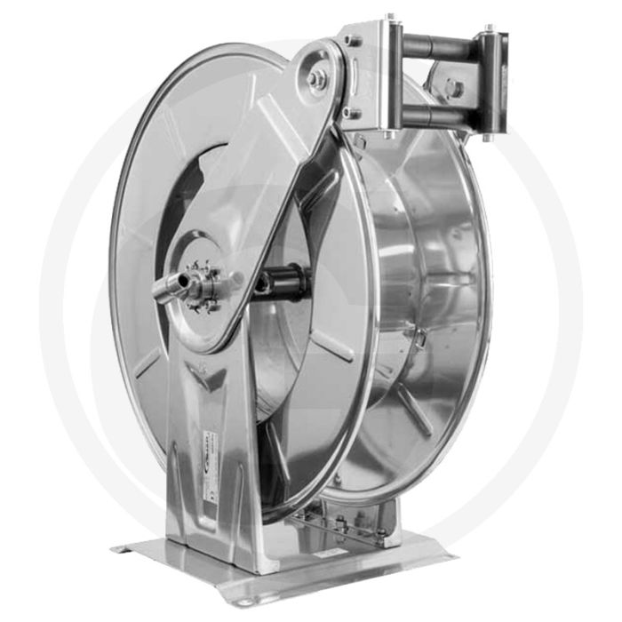 Slangenhaspel - RVS, 200 bar, 35m