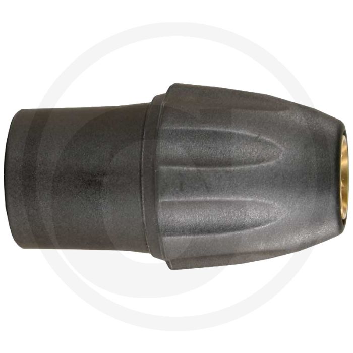 Snelkoppeling 1/4" buitendraad, 350 bar, Messing/kunststof, 150°C, Insteeknippel KW