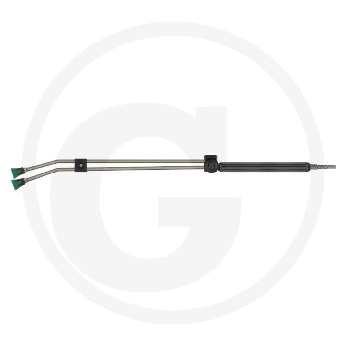 Dubbele spuitlans easyfarm 365+ - RVS, 310 bar, 980 mm