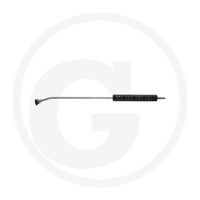 Vetleiding 1000mm RVS Steeknippel D12 400bar 150°C Zwart 15° gebogen