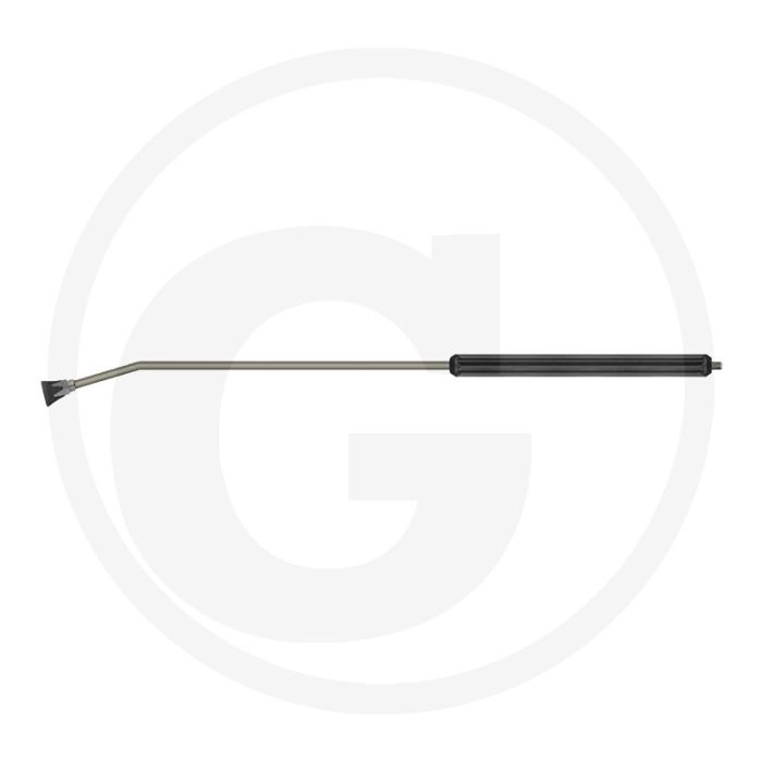 Düsenrohr 800mm 400bar 150°C Stahl verzinkt Schwarz 15° abgewinkelt