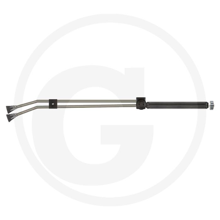 Dubbele spuitlans - Messing regelventiel, 980mm, 310 bar