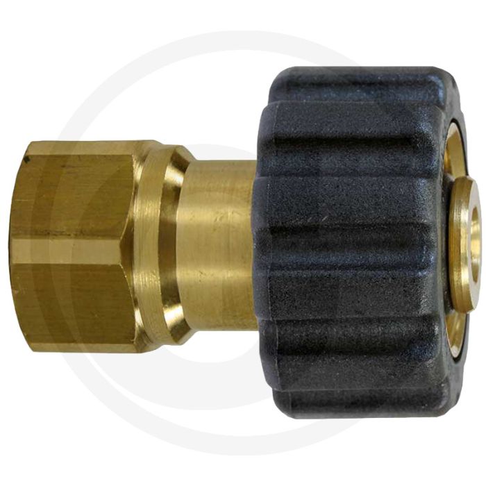Handkoppeling voor Kärcher schuimkanon, M22 x 1,5 & 3/8", 400 bar
