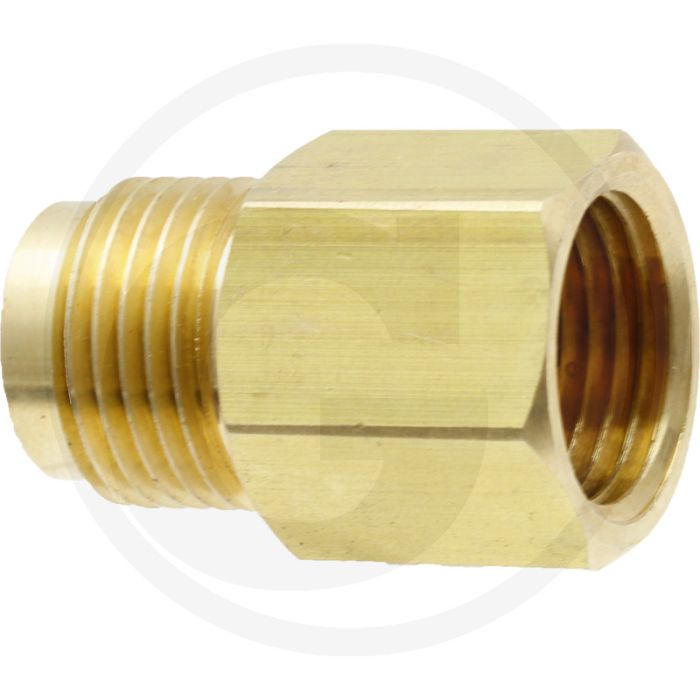 Tegennippel Messing 1/2", 300 bar, 36mm, Met O-ring - Dibo
