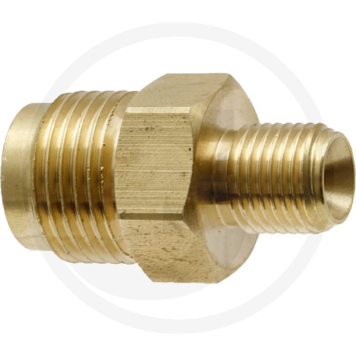 Tegennippel Messing 300 bar 38mm 150°C O-ring Dibo