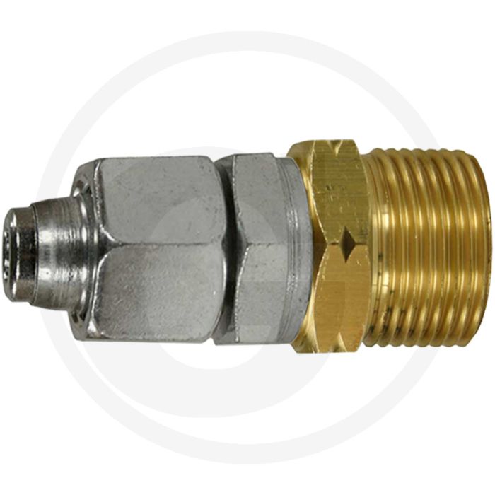Slangadapter 12L, M18 x 1,5 binnendraad, M21 x 1,5 buitendraad