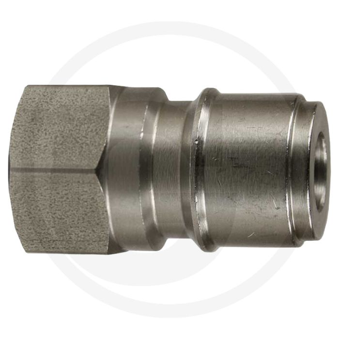 Hogedruksteeknippel - Roestvrijstaal, 250 bar, 38 mm