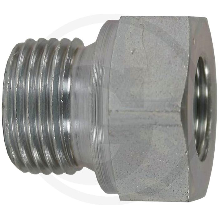 Verloopsokken Verzinkt staal, 24mm lengte, 500 bar