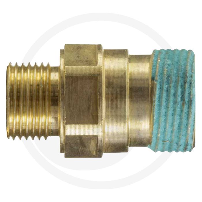 Slangadapter voor TR 22 binnendraad naar 3/8" buitendraad - 400 bar, 150°C