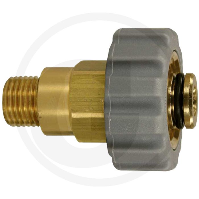 Handkoppeling M21 x 1,5 binnendraad 1/4" AG - 44mm