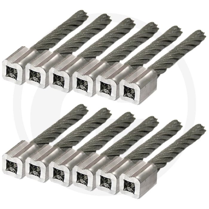 Onkruidborstelset voor Weed-Brush MVT-390, SideLock met groef, 160mm lengte, 12 stuks