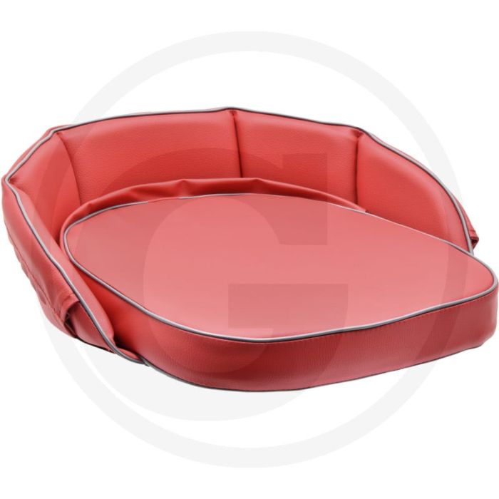 Zitkussen (rood, rugleuning 20 cm)