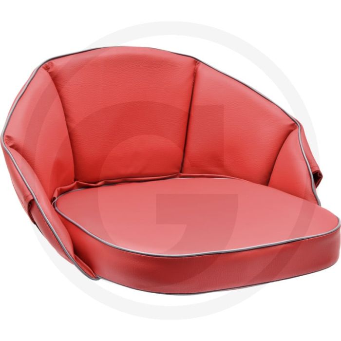 Zitkussen (rood, rugleuning 30 cm)