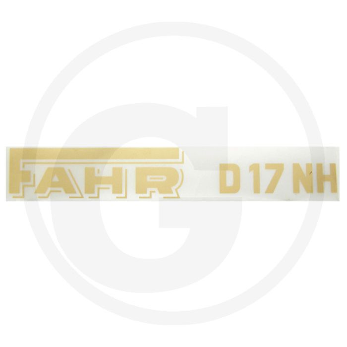Embleem Typeplaatje D 17 NH