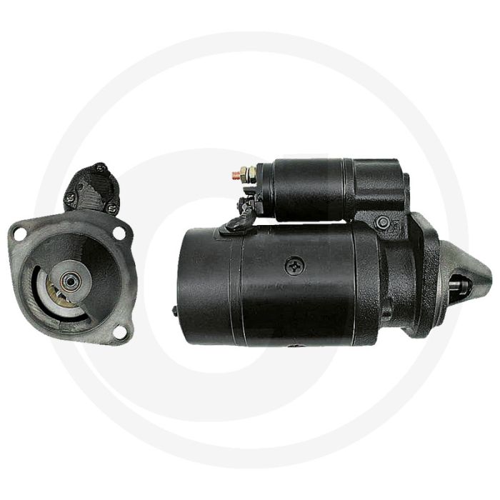 Startmotor (9 Zähne, Drehrichtung rechts, Bohrungen / Lochkreis-Ø (mm) 3 x 11,5 / 127 mm)