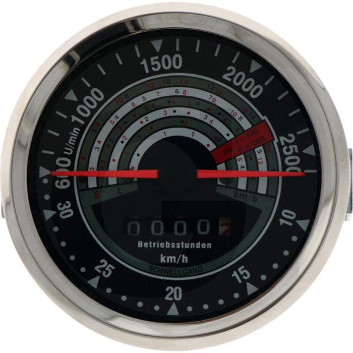 Tractormeter (Inbouwmaat Ø: 100 mm)